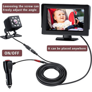 Baby Mirror for Car, Back Seat Baby Car Camera with Night Vision